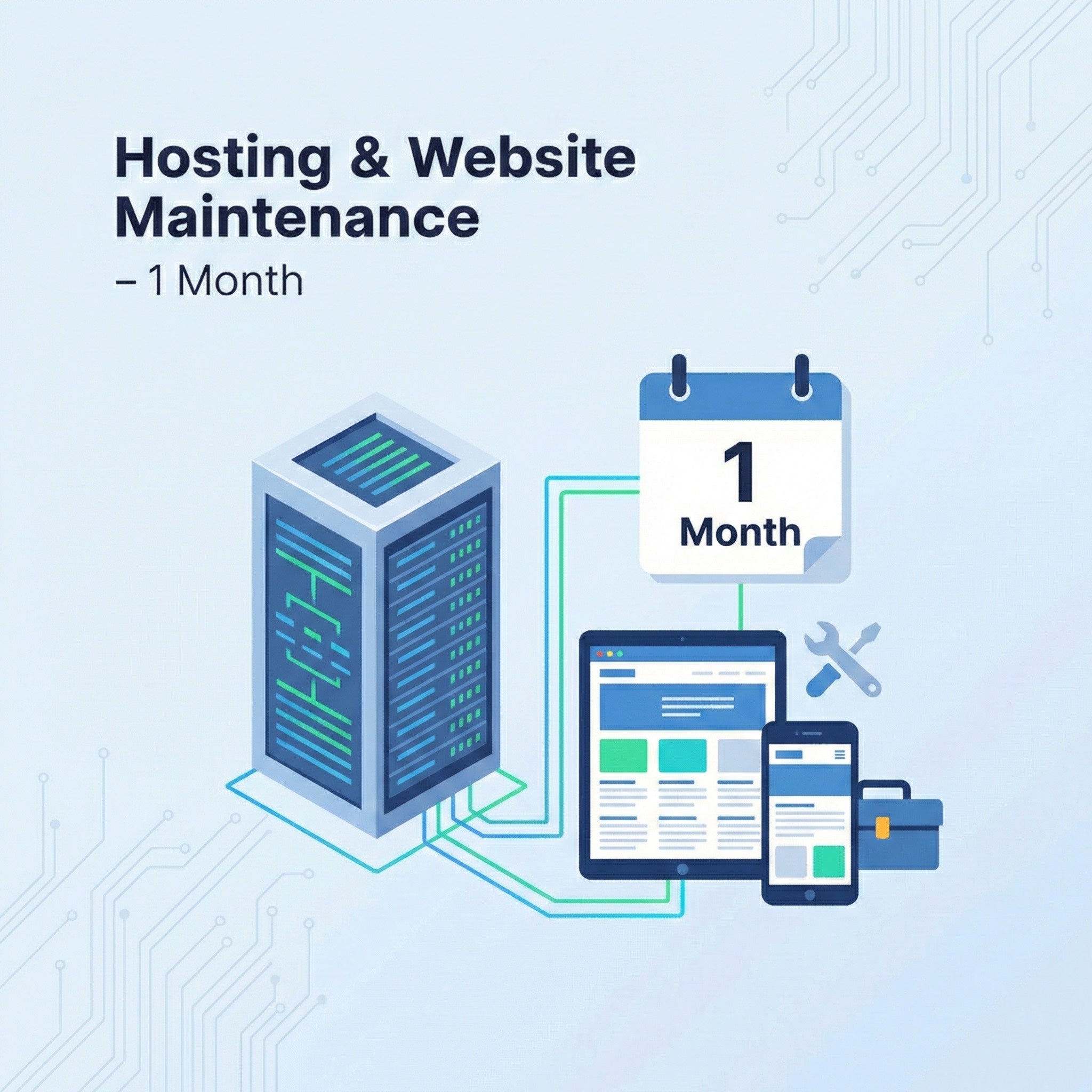 Hosting & Website Maintenance – 1 Month
